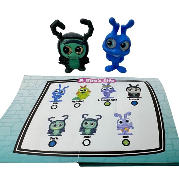 Disney Doorables Pixar A BUGS LIFE Series 9 Flik & Roll Ant Pill Bug Set of 2 - Picture 3 of 13